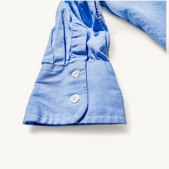 Thomas Pink Mens‎ Light Blue Long Sleeve Button Down Dress Shirt - Picture 9 of 12